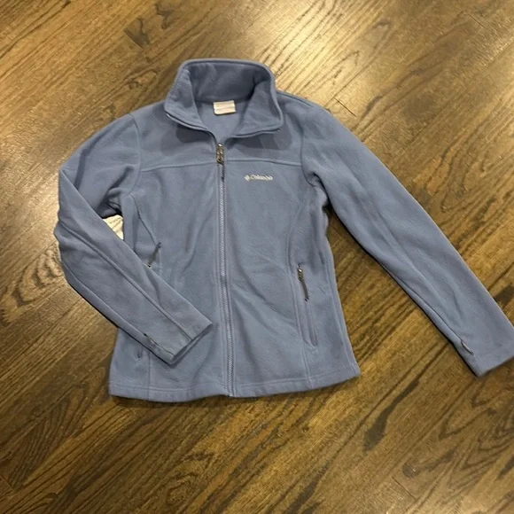 Columbia Blue Fleece Jacket Size XS - Picture 1 of 6